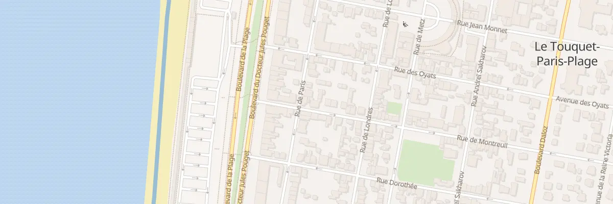 Plan du 163 Rue de Paris au Touquet-Paris-Plage