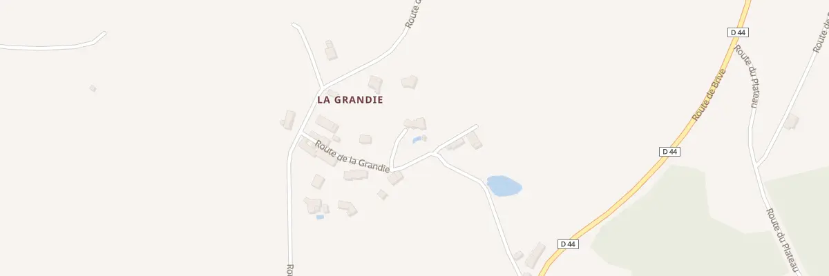 Plan du 3 Rte De La Grandie à Sainte-Féréole