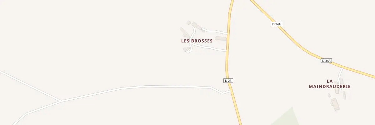 Plan du 5216 Les Brosses à Baudres