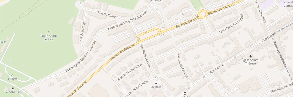 Plan du 2 Bd d’Arras au Portel