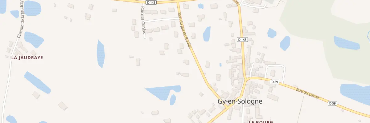 Plan du 9 Rue du Jeu de Boules à Gy-en-Sologne