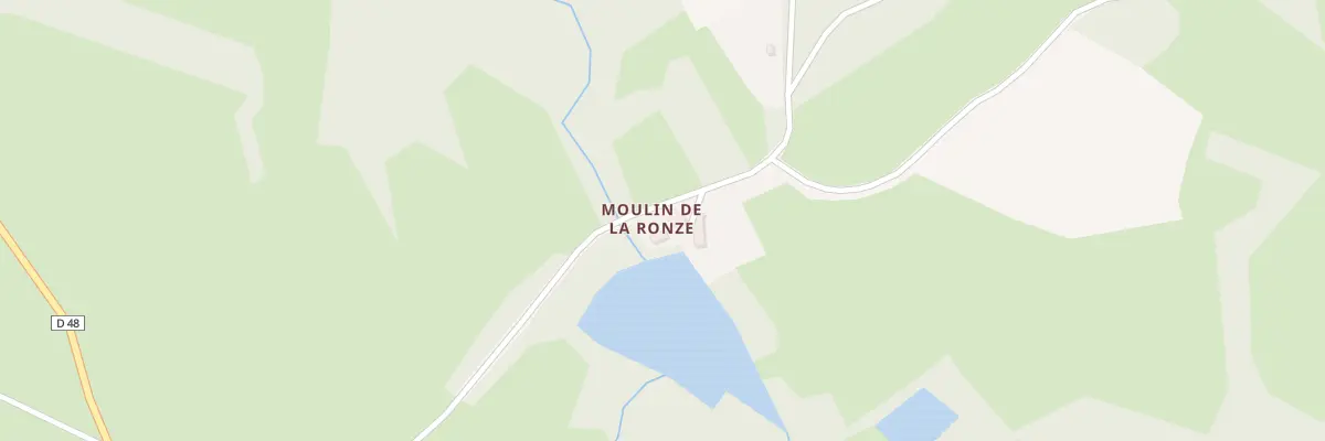 Plan du 5155 La Ronze à Arrènes