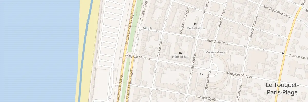 Plan du 144 Rue de Paris au Touquet-Paris-Plage
