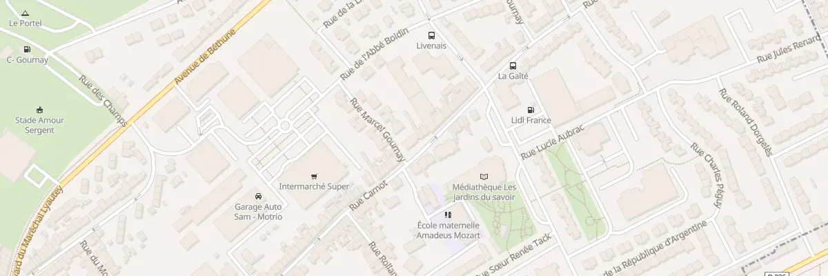 Plan du 203 Rue Carnot au Portel