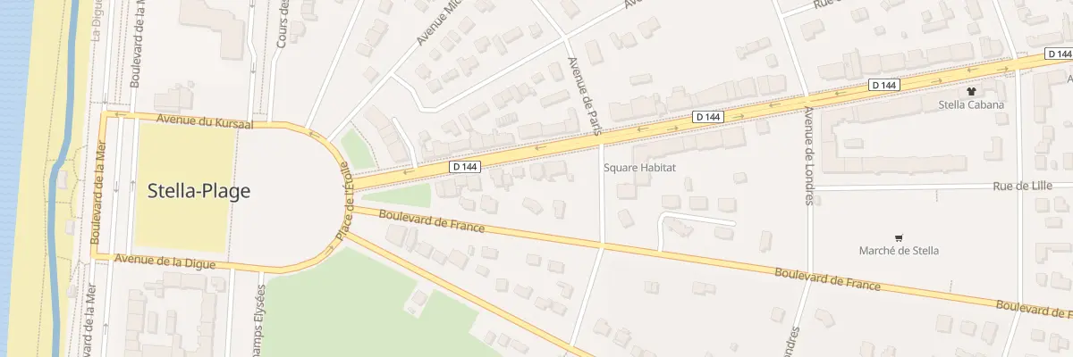 Plan du 1951 Bd Edmond Labrasse à Cucq