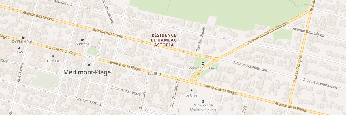 Plan du 88 Av de Flandre à Merlimont