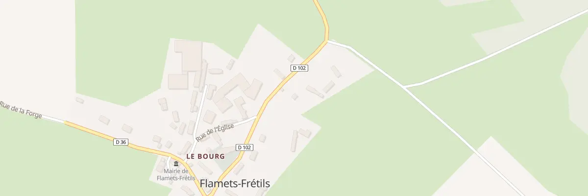 Plan du 5082 Le Bourg à Flamets-Frétils