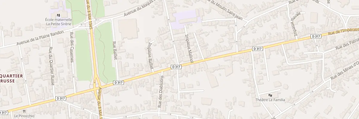Plan du 2 Rue du Silence à Berck