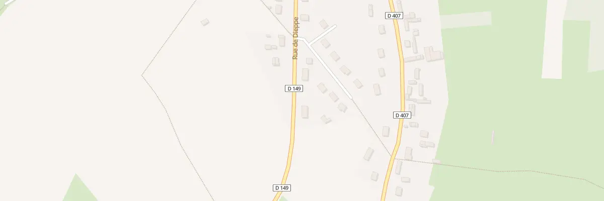 Plan de la Rue de Dieppe à Rieux
