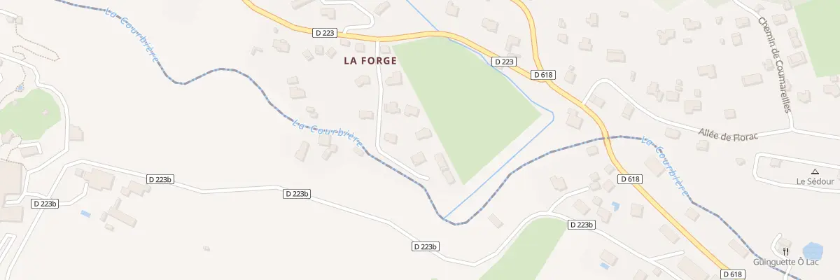 Plan du 139 La Forge à Surba