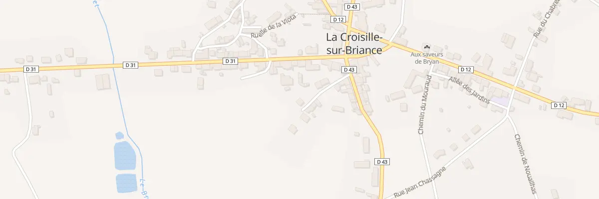 Plan du 12 All de Las Gersas à La Croisille-sur-Briance