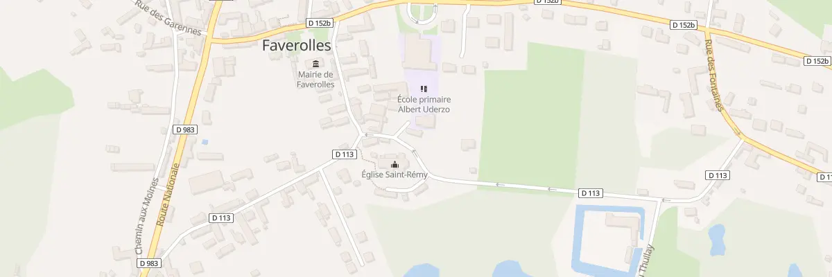 Plan du 13 Rue de l’Eglise à Faverolles