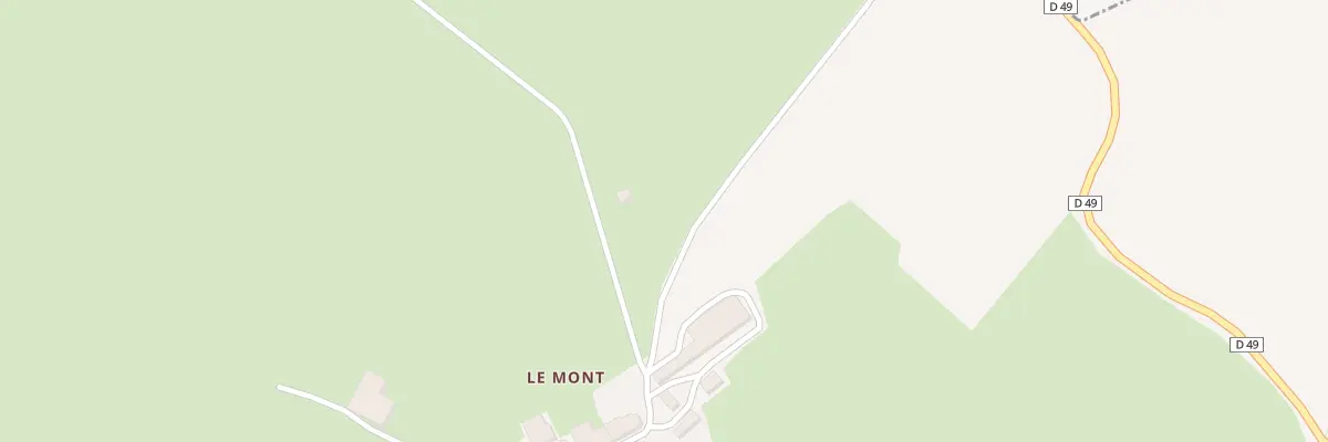 Plan du 10 Le Mont à Noth
