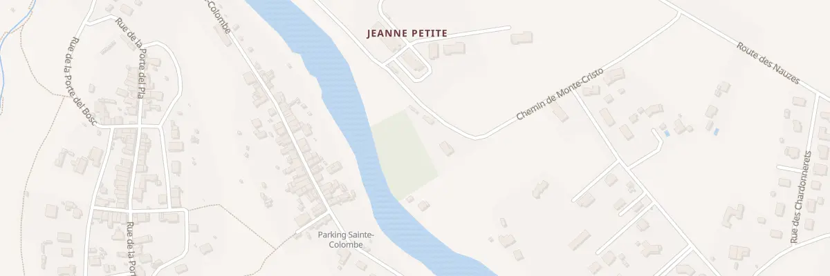 Plan du 1176A Jeanne Petite à Teilhet