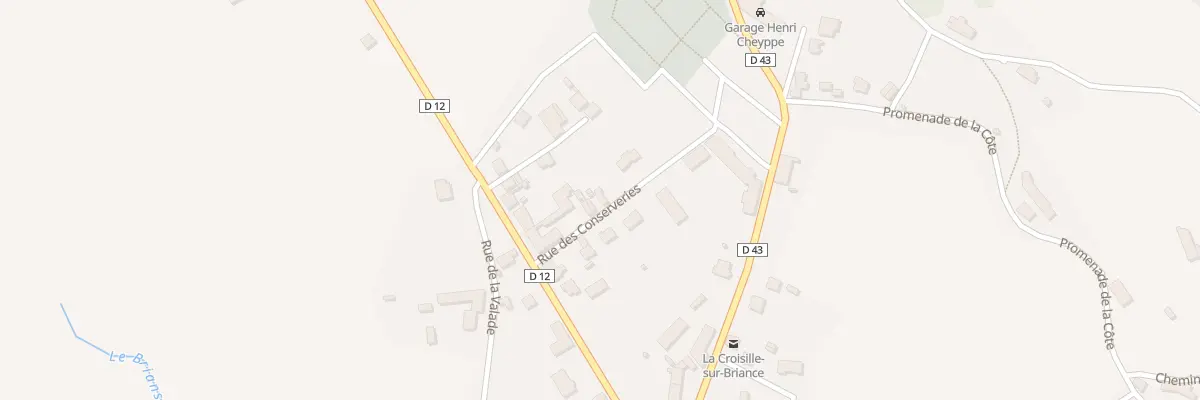 Plan du 5 Rue des Conserveries à La Croisille-sur-Briance