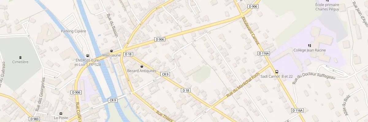 Plan du 16 Rue du Pont Rouge à Maintenon