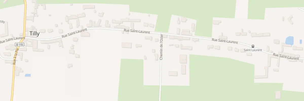 Plan du 2 Che de l’Ozier à Tilly