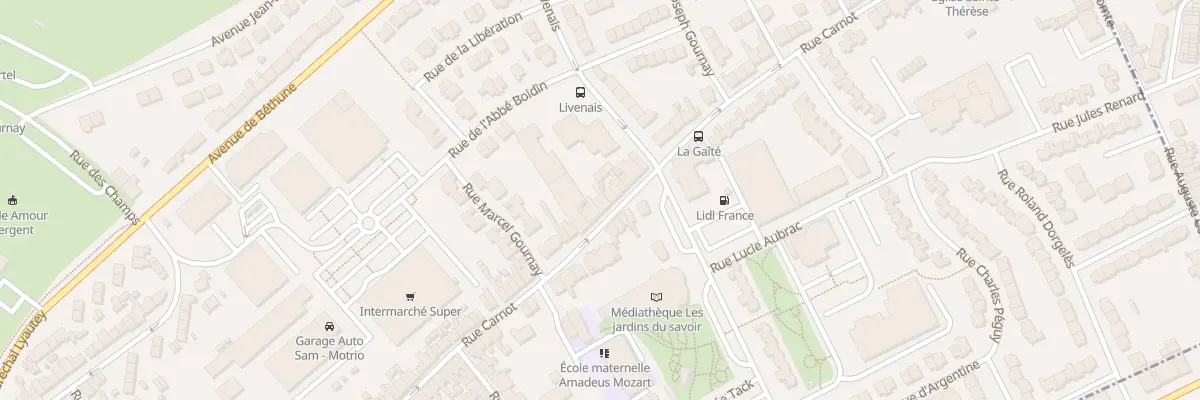 Plan du 213 Rue Carnot au Portel