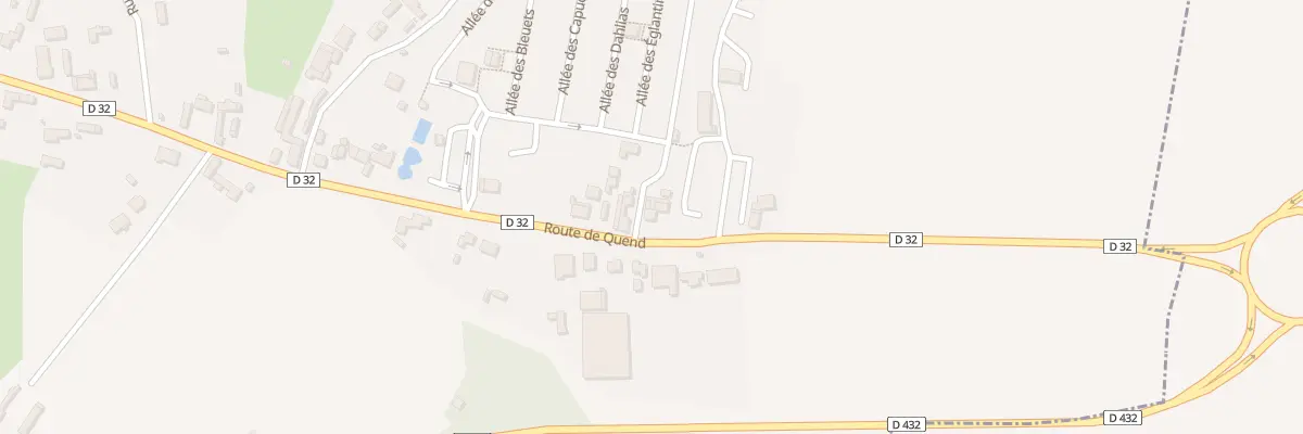 Plan du 1407 Rue de Quend à Fort-Mahon-Plage