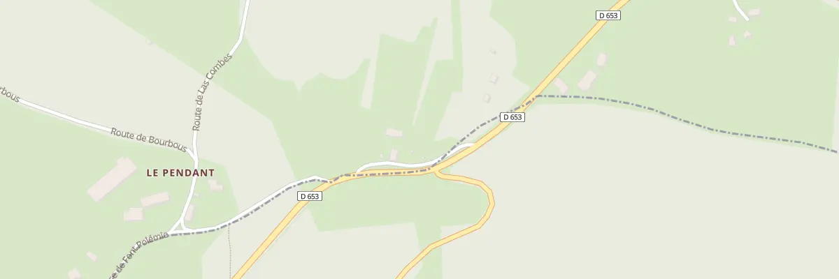 Plan du 5317F Bois de Lauzes à Lauzès