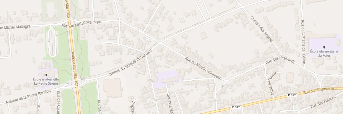 Plan du 27 Rue du Moulin Saint Jean à Berck