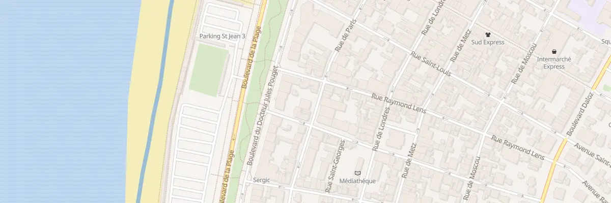 Plan du 116 Rue de Paris au Touquet-Paris-Plage