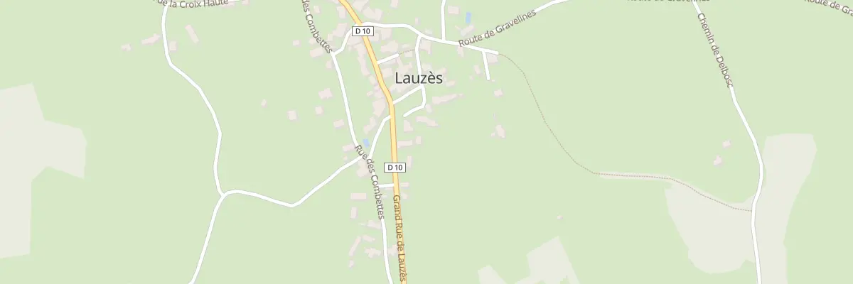 Plan du 5031 Au Bourg à Lauzès