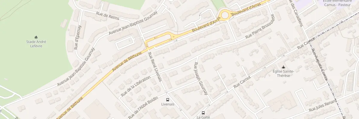 Plan du 9 Rue Pierre Brossolette au Portel