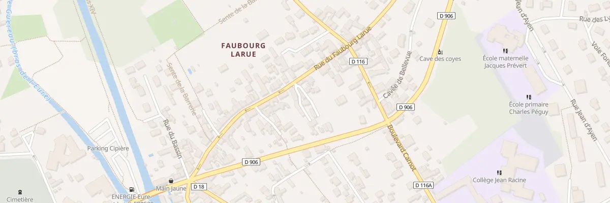 Plan du 30C Rue du Faubourg Larue à Maintenon