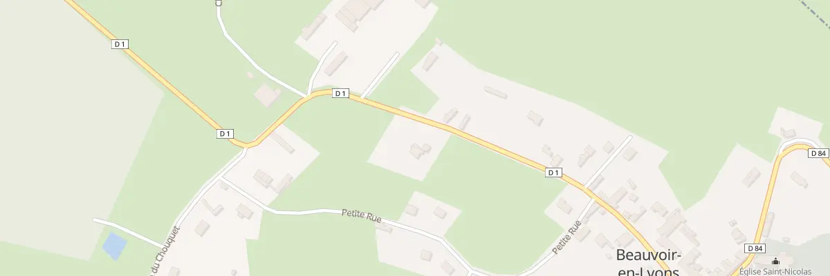 Plan du 11 Rte du Mont Coquerel à Beauvoir-en-Lyons