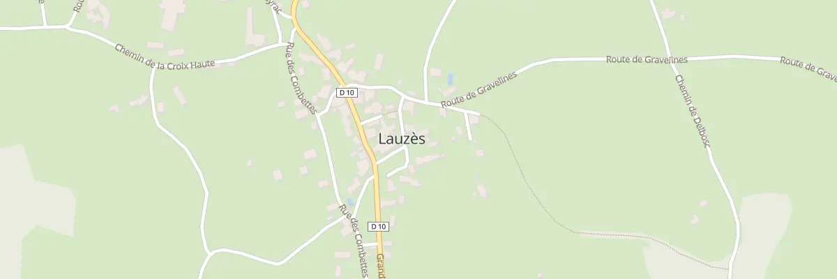 Plan du 5028 Au Bourg à Lauzès