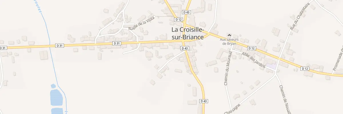 Plan du 8 All de Las Gersas à La Croisille-sur-Briance