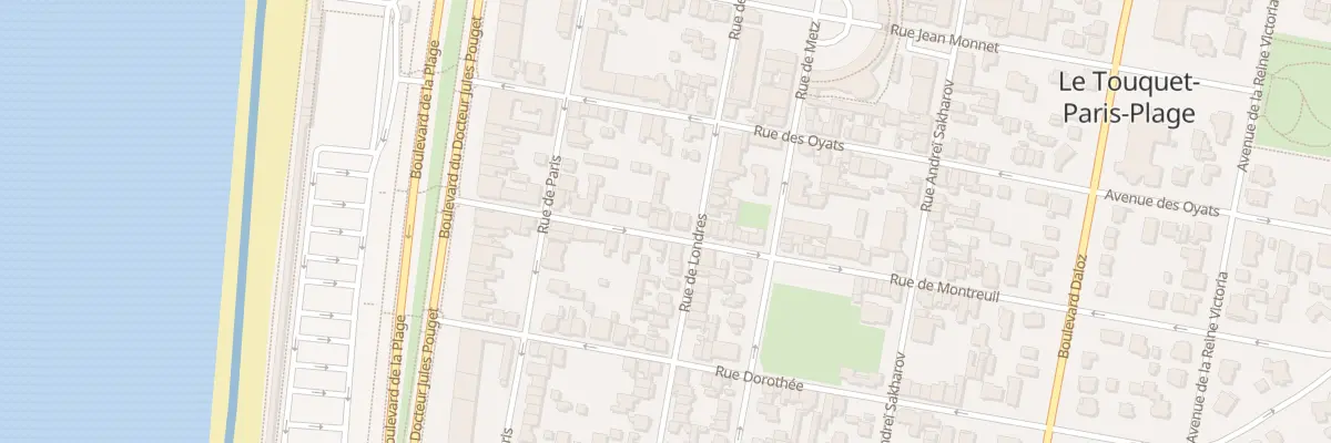 Plan du 19 Rue de Montreuil au Touquet-Paris-Plage