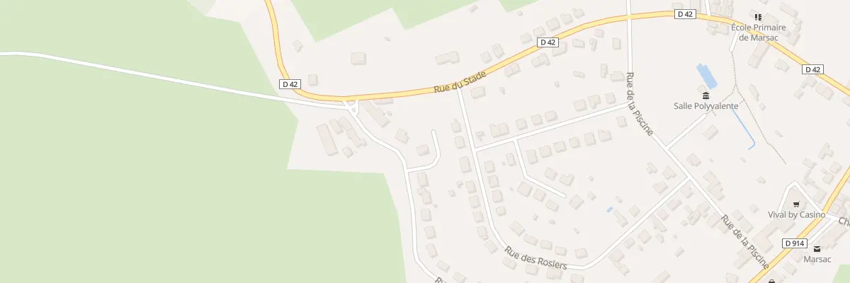 Plan du 52 Rue de Lavaud à Marsac