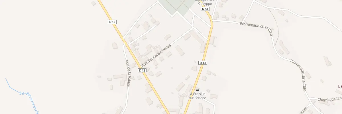 Plan du 8 Rue des Conserveries à La Croisille-sur-Briance