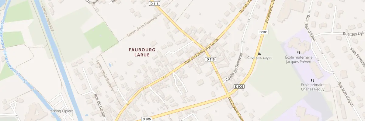 Plan du 49 Rue du Faubourg Larue à Maintenon