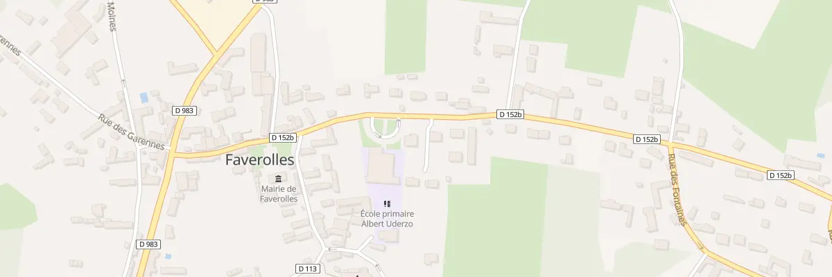 Plan du 14 Rte de Rambouillet à Faverolles