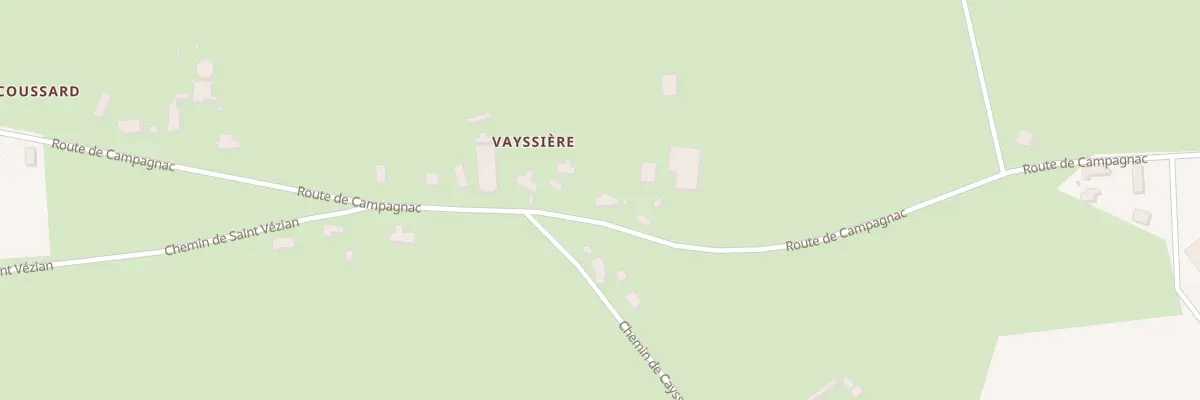 Plan du 5278 Vayssiere à Montfaucon