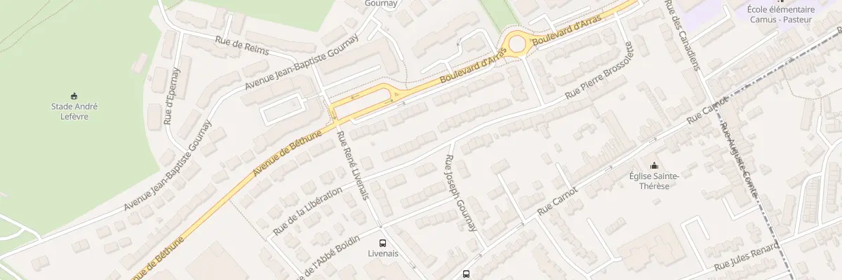 Plan du 13 Rue Pierre Brossolette au Portel