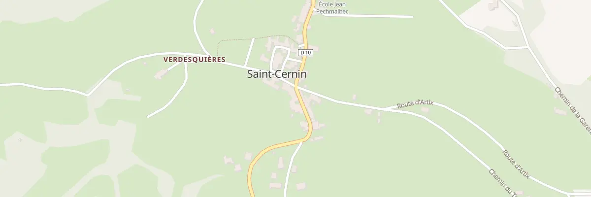Plan du 5036 Le Bourg aux Pechs du Vers