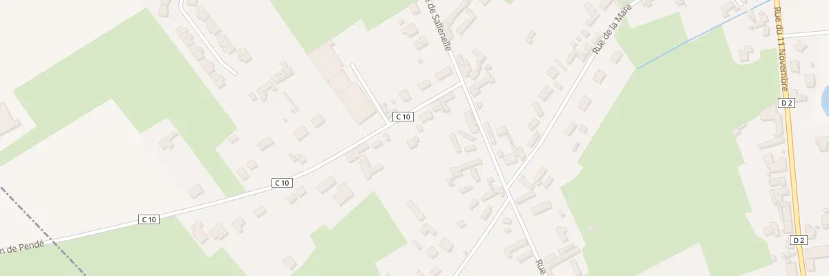 Plan du 3 Rue de Lanchères à Pendé
