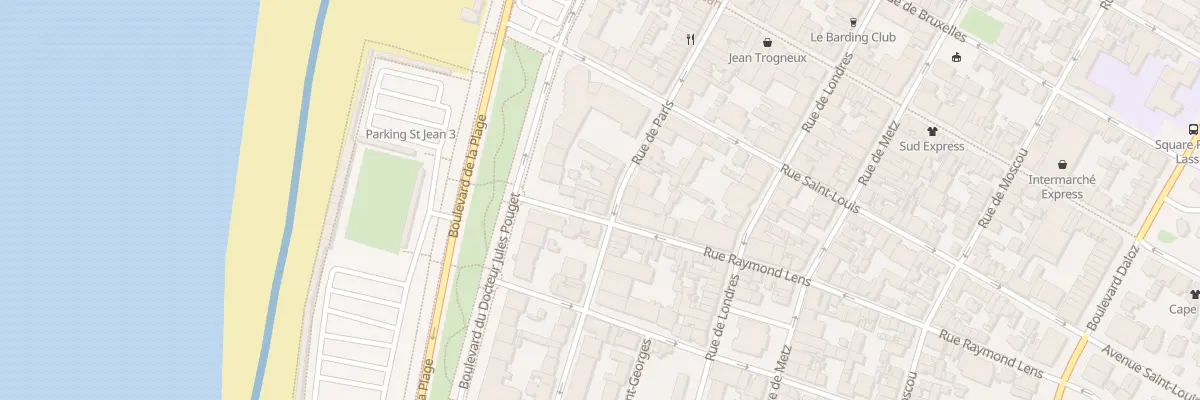 Plan du 106 Rue de Paris au Touquet-Paris-Plage