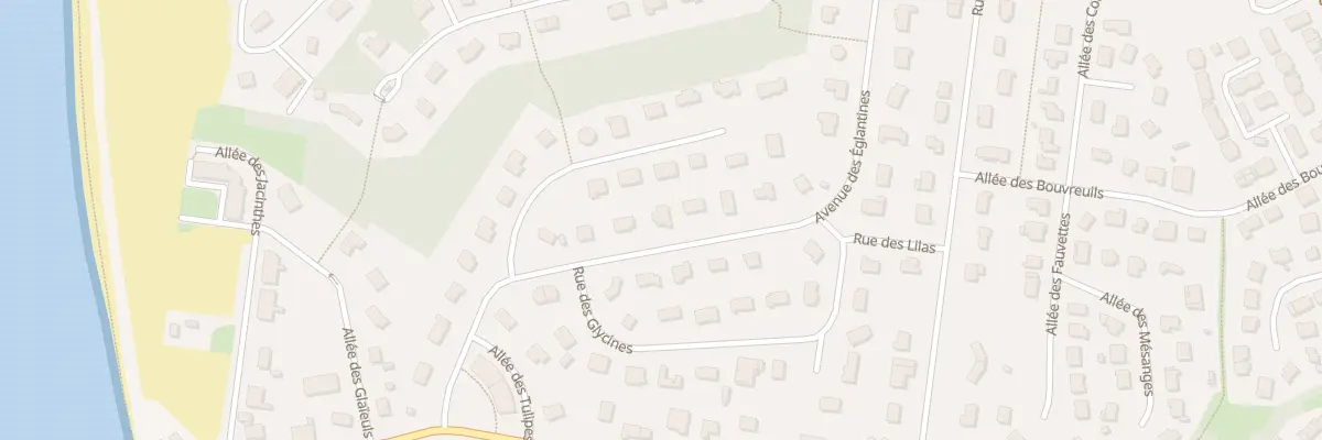 Plan du 424 Av des Eglantines à Camiers