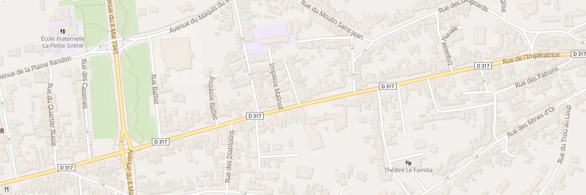 Plan du 285 Rue de l’Impératrice à Berck