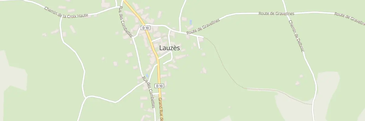 Plan du 5029 Au Bourg à Lauzès