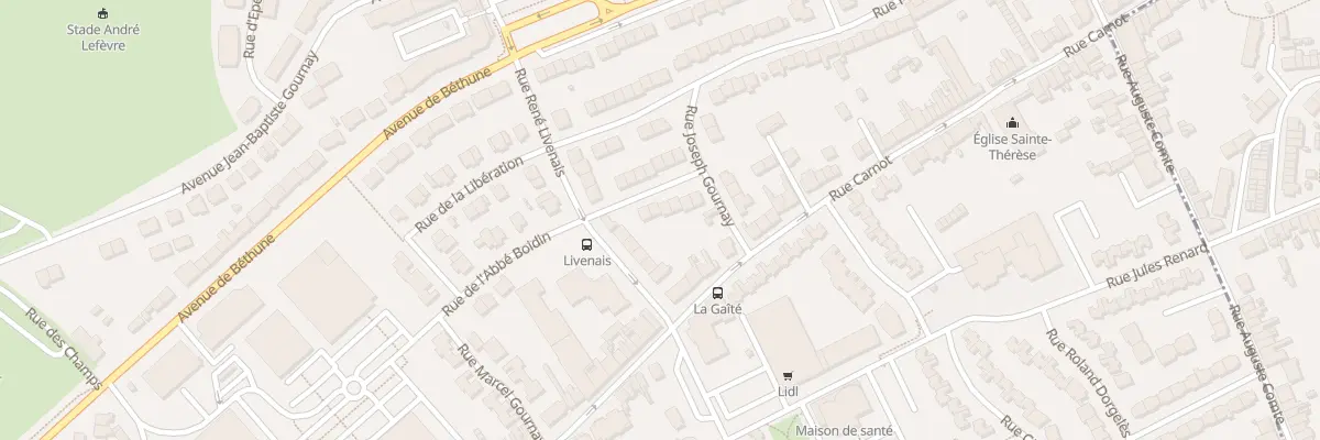 Plan du 4 Rue d’Estienne d’Orves au Portel