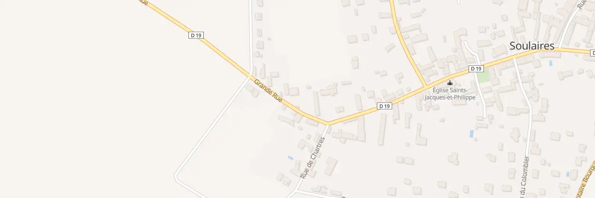 Plan du 3B Grande Rue à Soulaires