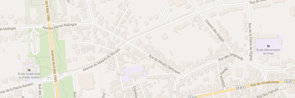 Plan du 36 Rue du Moulin Saint Jean à Berck