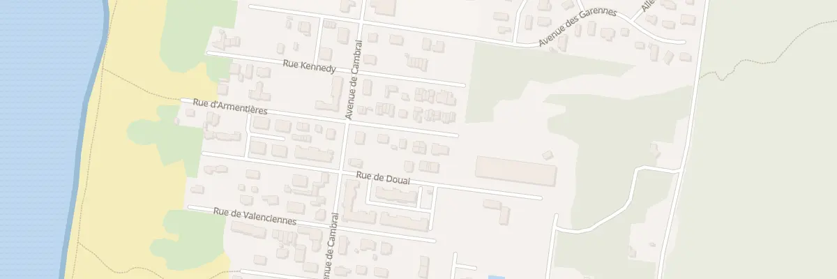 Plan du 47 Rue d’Armentières à Camiers