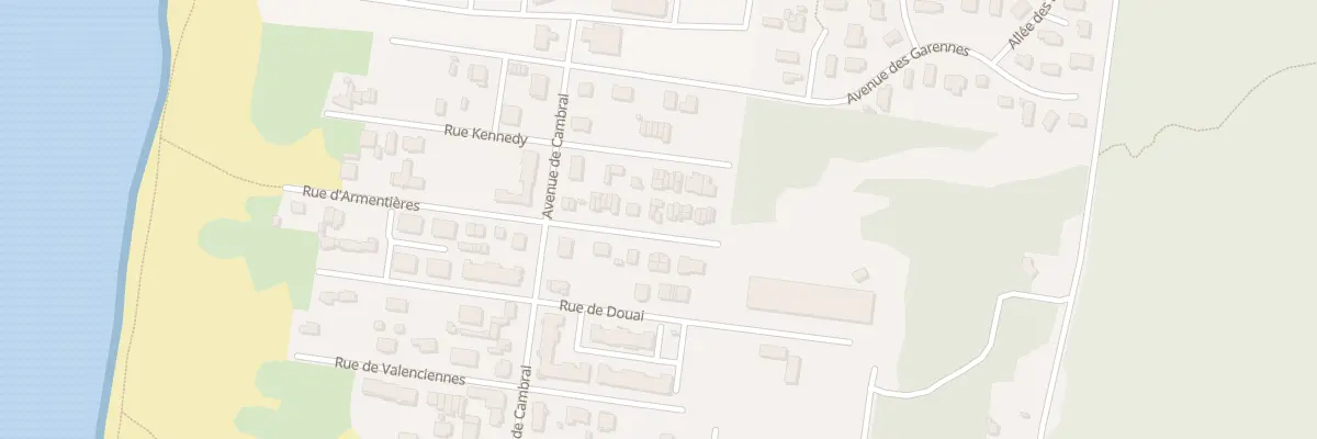 Plan du 52 Rue d’Armentières à Camiers